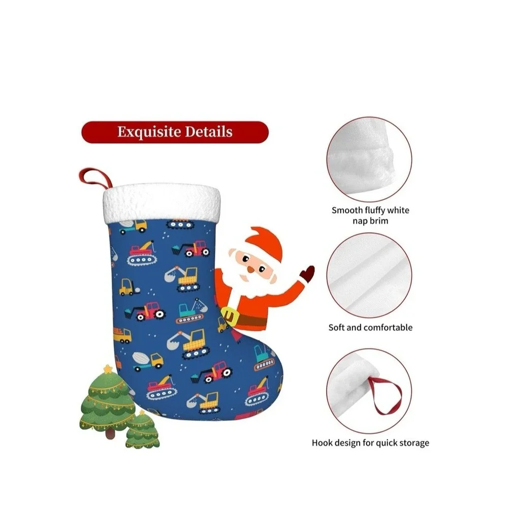 Brand New Working Cane Truck‎ Tractor Machinery Christmas Stocking